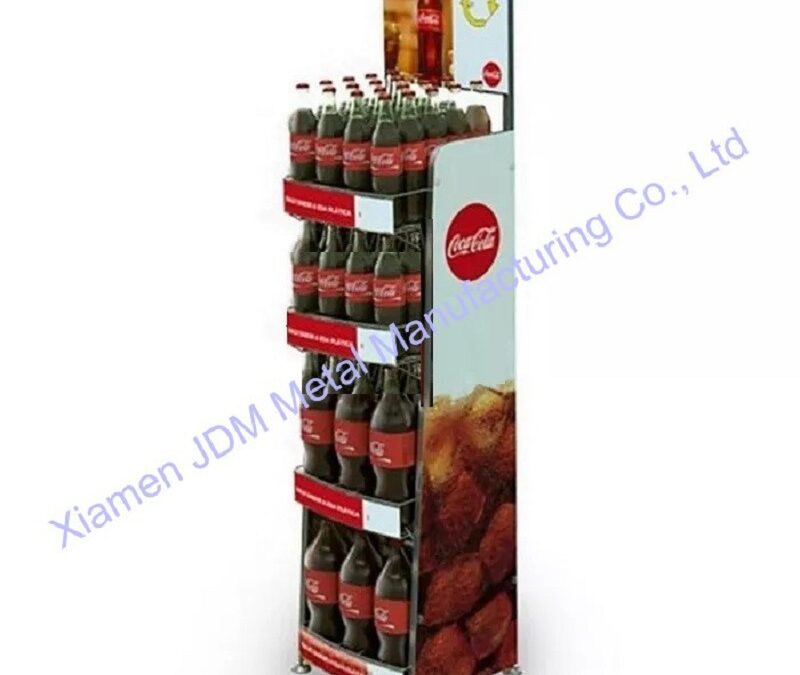 Snack and Beverage Display Rack for Beverage Merchandising #3705