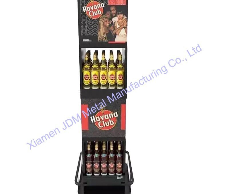 Snack and Beverage Display Rack for Beverage Merchandising #3706