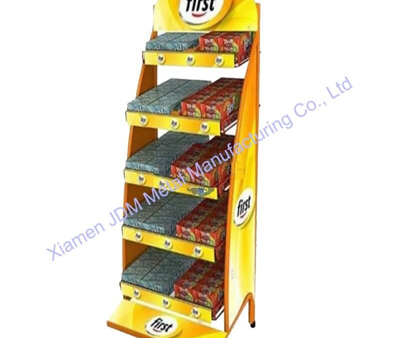 Snack and Beverage Display Rack for Beverage Merchandising #3725