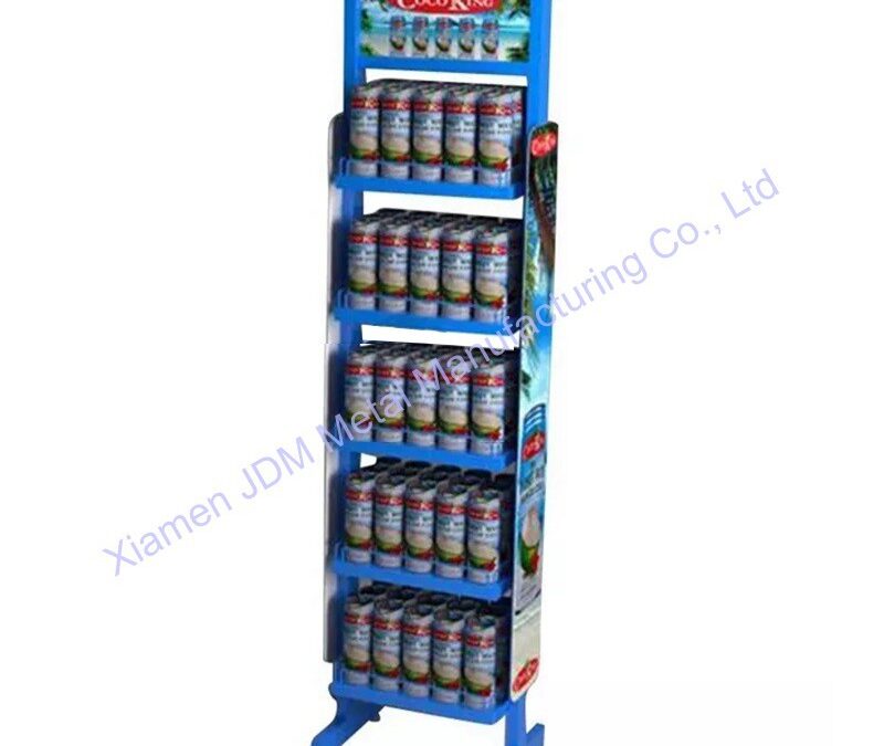 Snack and Beverage Display Rack for Beverage Merchandising #3769
