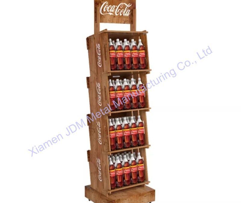 Snack and Beverage Display Rack for Beverage Merchandising #3780