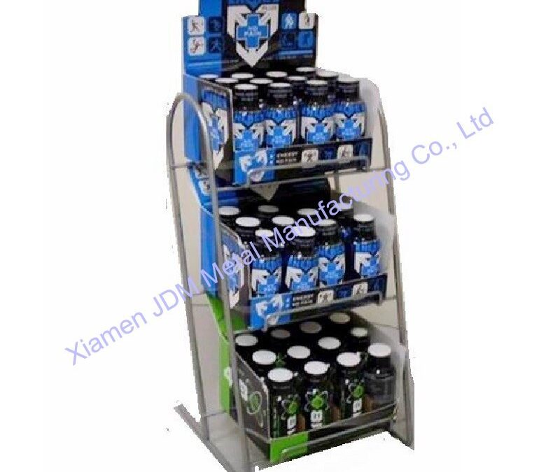 Snack and Beverage Display Rack for Beverage Merchandising #3781