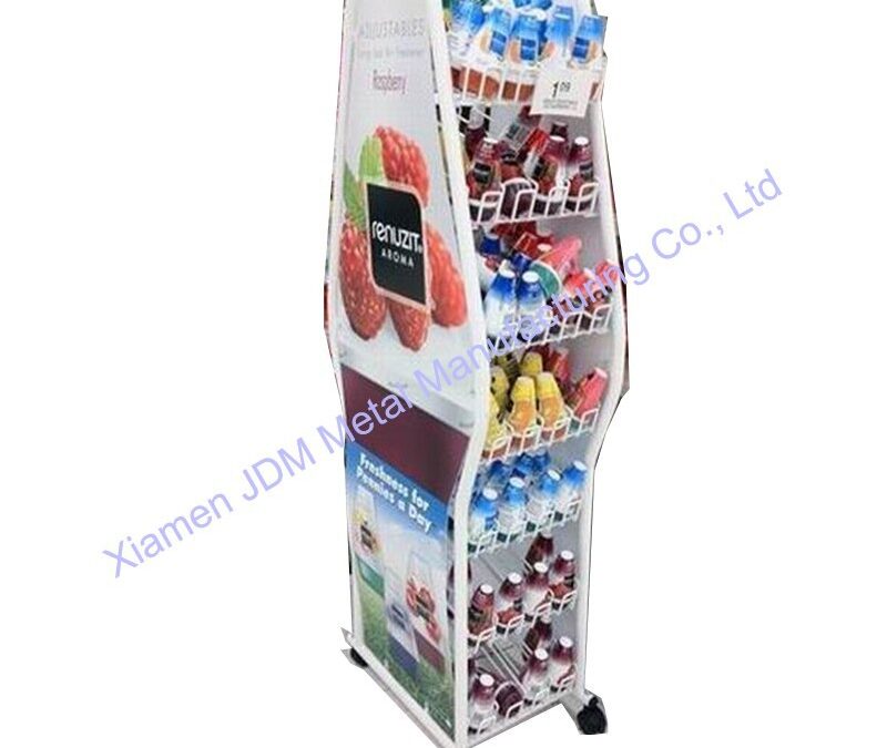 Snack and Beverage Display Rack for Beverage Merchandising #3791