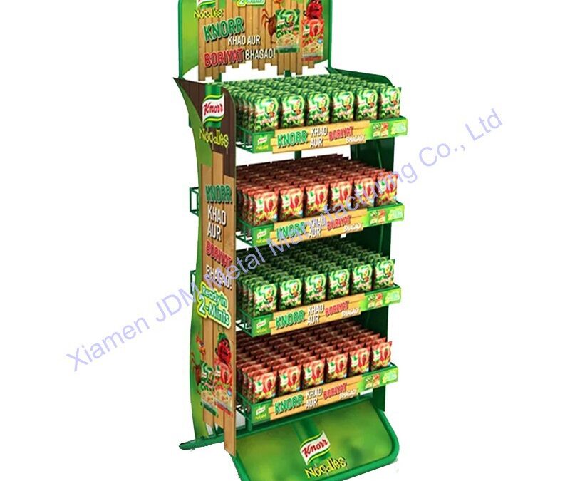 Snack and Beverage Display Rack for Beverage Merchandising #3795