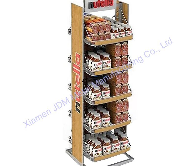 Snack and Beverage Display Rack for Beverage Merchandising #3797