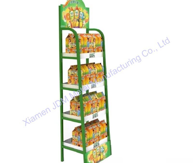 Snack and Beverage Display Rack for Beverage Merchandising #3799