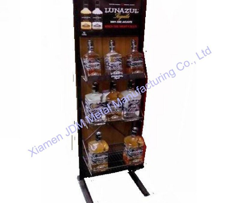 Snack and Beverage Display Rack for Beverage Merchandising #3834