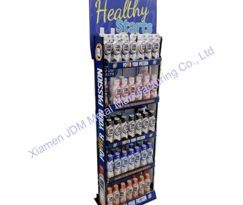 Snack and Beverage Display Rack for Beverage Merchandising #3836