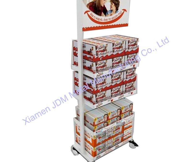 Snack and Beverage Display Rack for Beverage Merchandising #3868