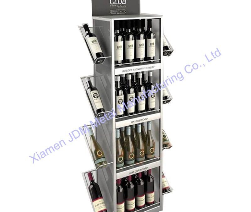 Snack and Beverage Display Rack for Beverage Merchandising #3881
