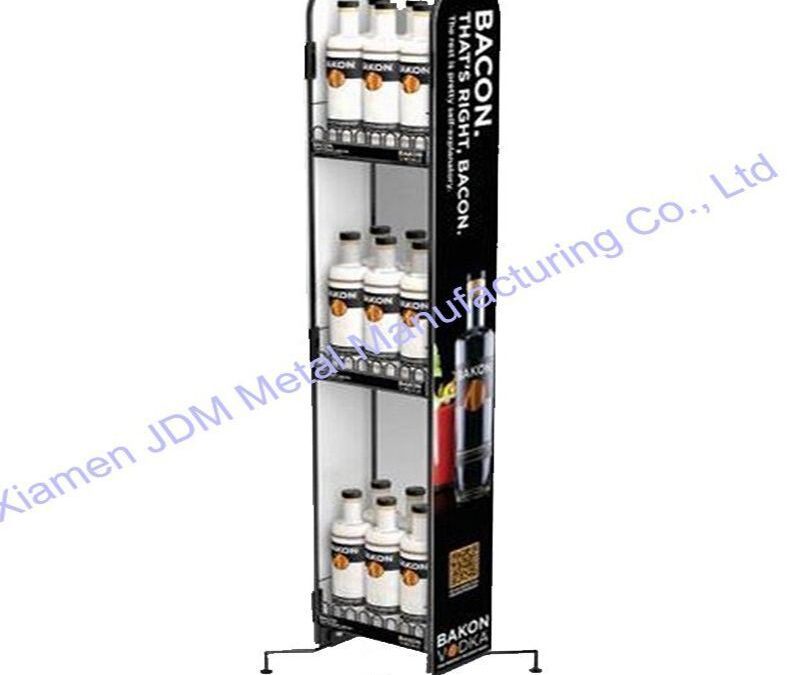 Snack and Beverage Display Rack for Beverage Merchandising #3897