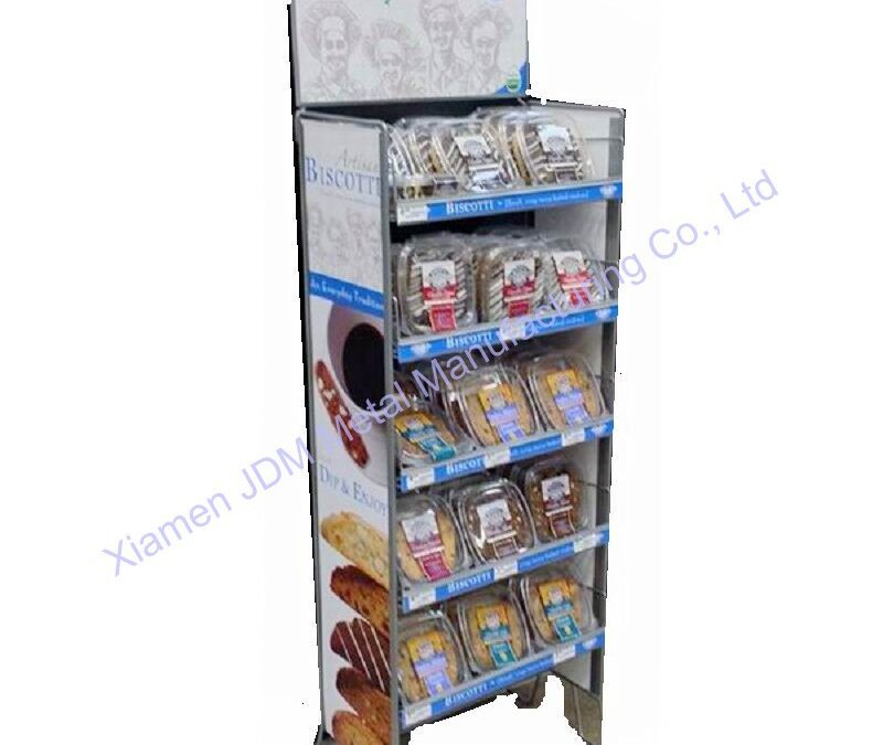 Snack and Beverage Display Rack for Beverage Merchandising #3983
