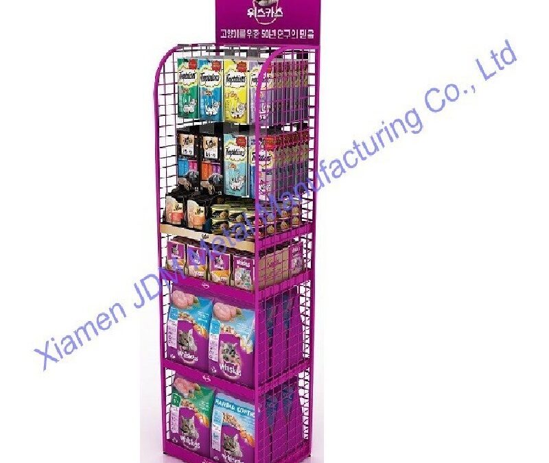 Snack and Beverage Display Rack for Beverage Merchandising #4210