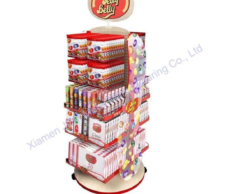 Snack and Beverage Display Rack for Beverage Merchandising #4339