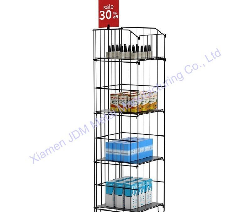 Snack and Beverage Display Rack for Beverage Merchandising #4393