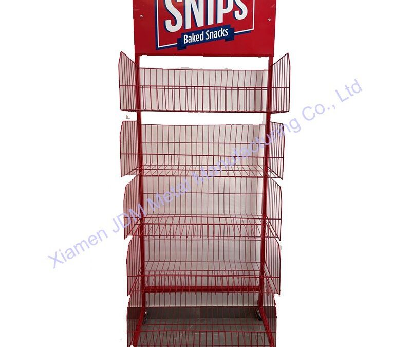 Snack and Beverage Display Rack for Snack Retail Displays #3000