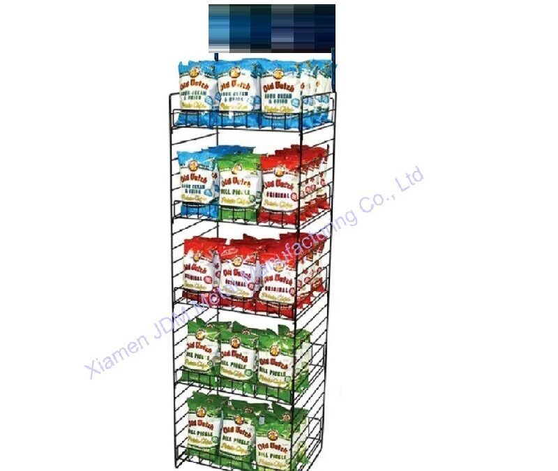 Snack and Beverage Display Rack for Snack Retail Displays #3128