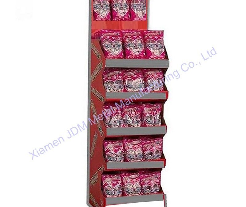 Snack and Beverage Display Rack for Snack Retail Displays #3154