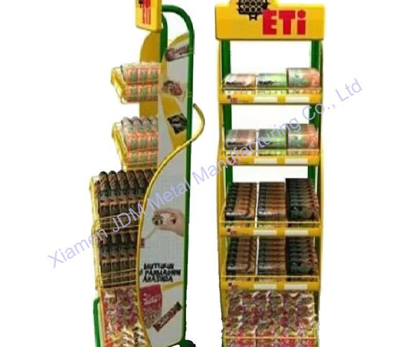 Snack and Beverage Display Rack for Snack Retail Displays #3299