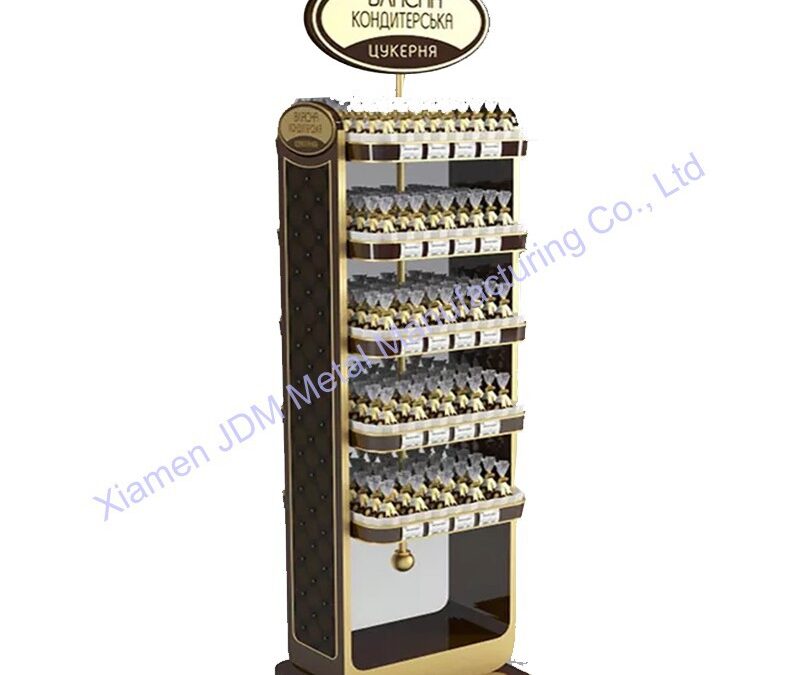 Snack and Beverage Display Rack for Snack Retail Displays #3347