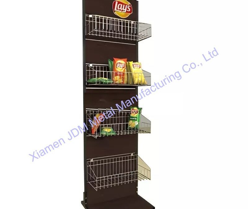 Snack and Beverage Display Rack for Snack Retail Displays #3690