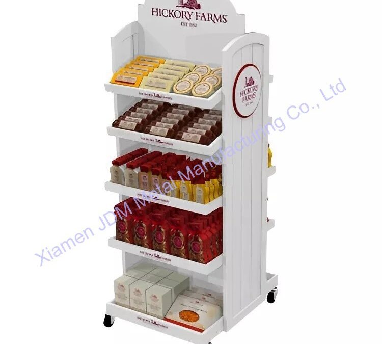 Snack and Beverage Display Rack for Snack Retail Displays #3794