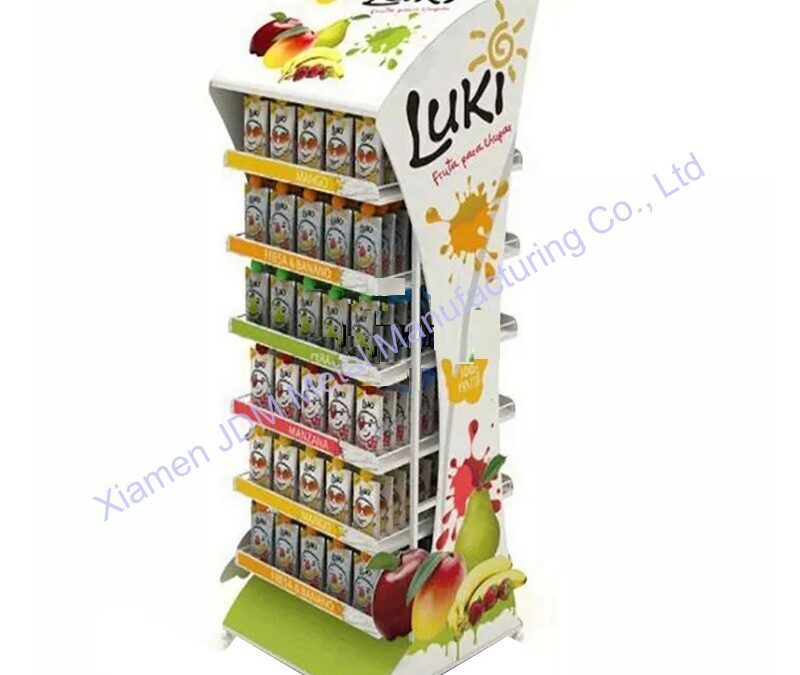 Snack and Beverage Display Rack for Snack Retail Displays #3801