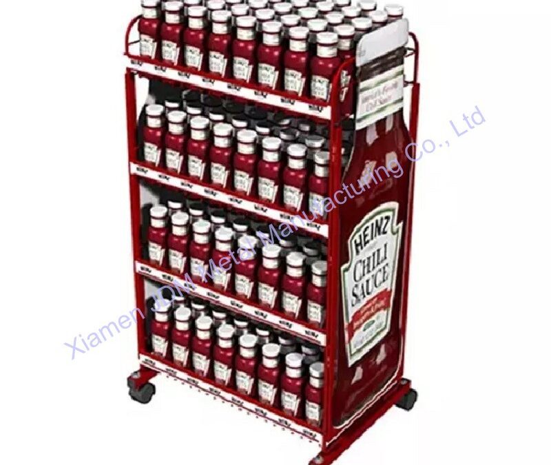 Snack and Beverage Display Rack for Snack Retail Displays #3830