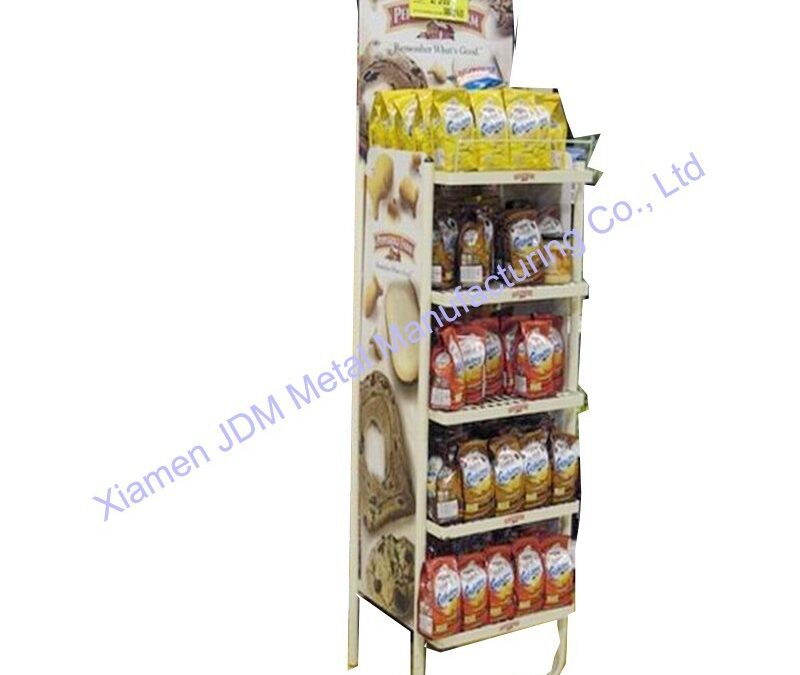 Snack and Beverage Display Rack for Snack Retail Displays #3833