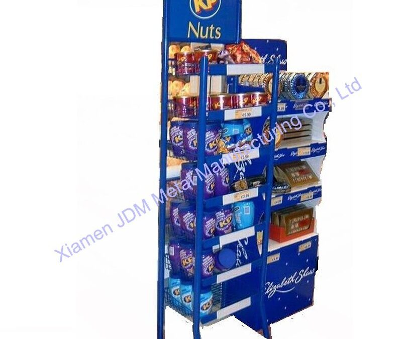 Snack and Beverage Display Rack for Snack Retail Displays #3907