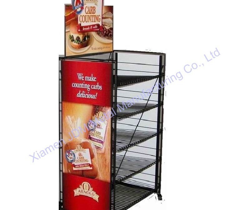 Snack and Beverage Display Rack for Snack Retail Displays #3991