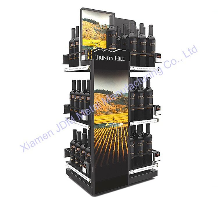 Snack and Beverage Display Rack for Snack Retail Displays #4577