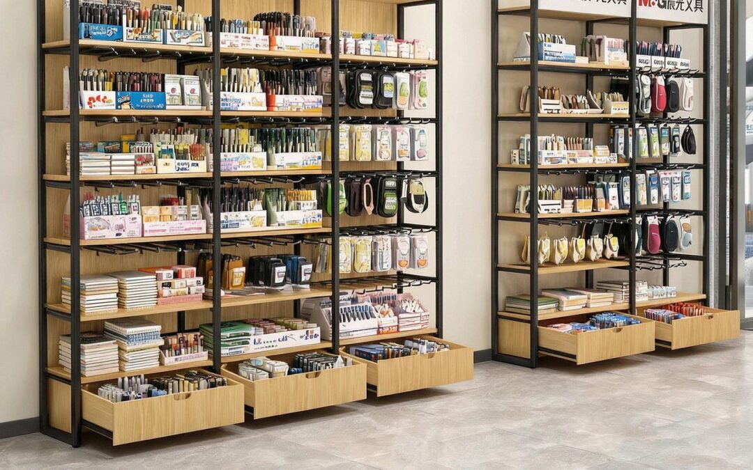 Stationery Merchandising Fixture for Stationery Stores #4806