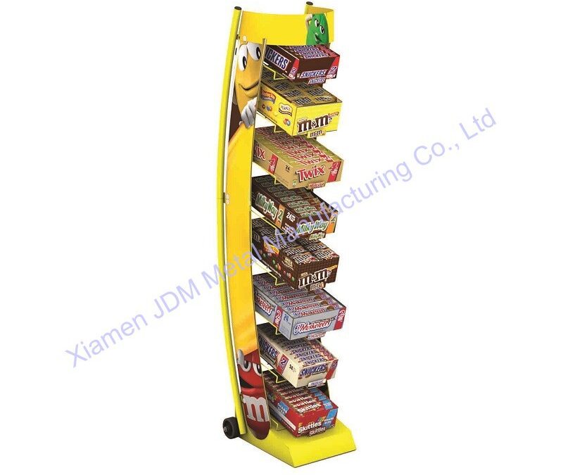 Supermarket Gondola Shelving Unit for Beverage Merchandising #4288