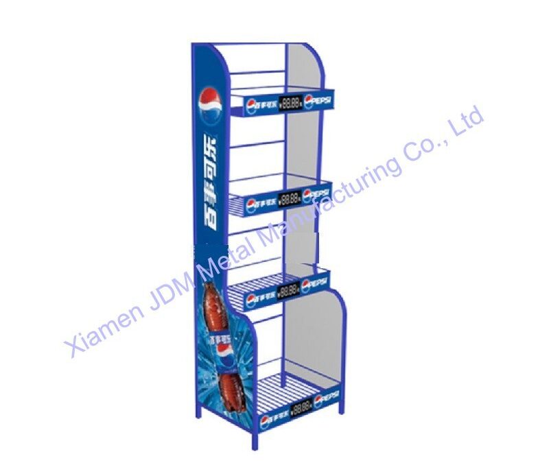 Supermarket Gondola Shelving Unit for Beverage Merchandising #4291