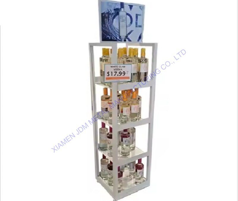 Supermarket & Retail Store Display Fixture for Beverage Merchandising #2981