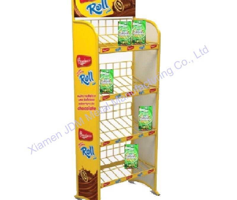 Supermarket & Retail Store Display Fixture for Beverage Merchandising #3111
