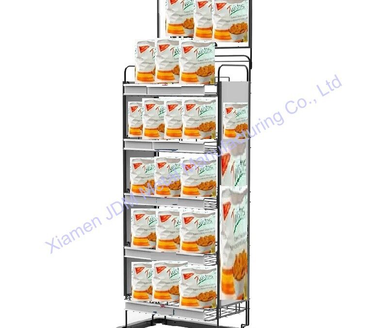 Supermarket & Retail Store Display Fixture for Beverage Merchandising #3149