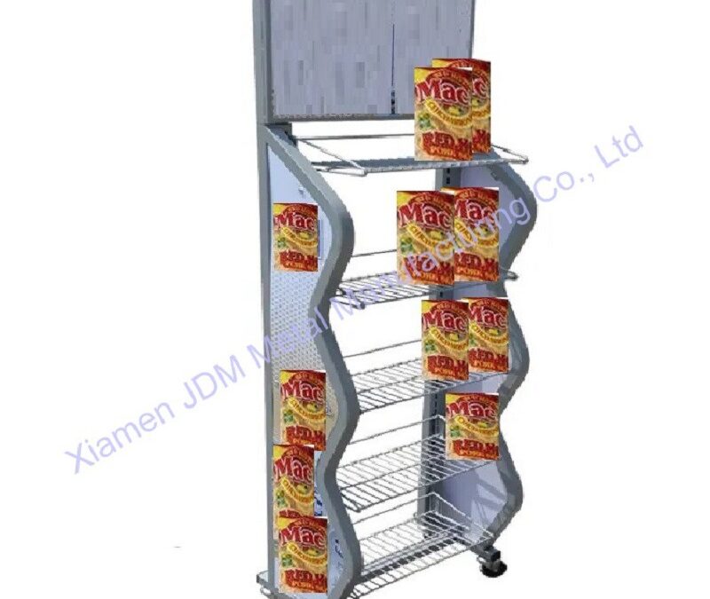 Supermarket & Retail Store Display Fixture for Beverage Merchandising #3151