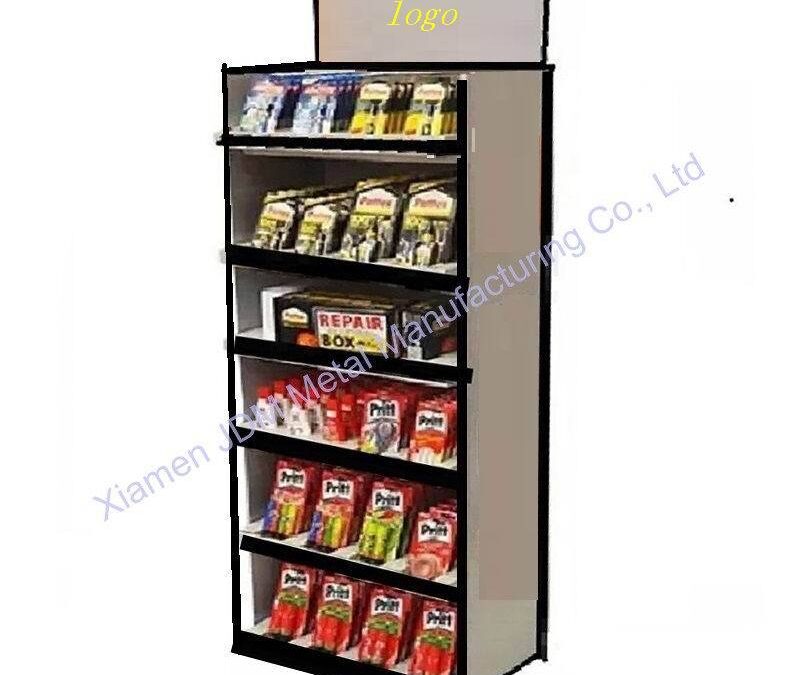 Supermarket & Retail Store Display Fixture for Beverage Merchandising #3164