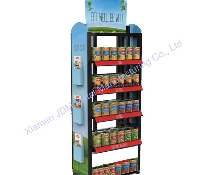 Supermarket & Retail Store Display Fixture for Beverage Merchandising #3216