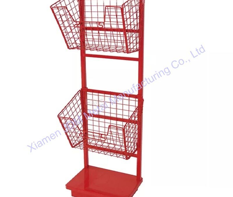 Supermarket & Retail Store Display Fixture for Beverage Merchandising #3423