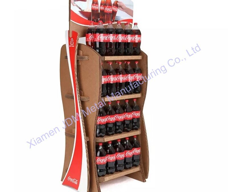Supermarket & Retail Store Display Fixture for Beverage Merchandising #3711