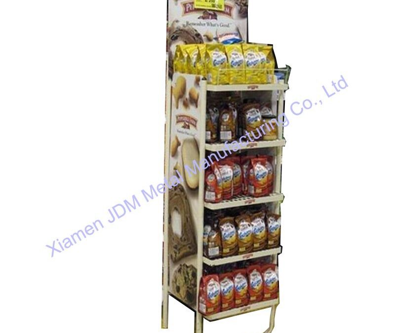 Supermarket & Retail Store Display Fixture for Beverage Merchandising #3792