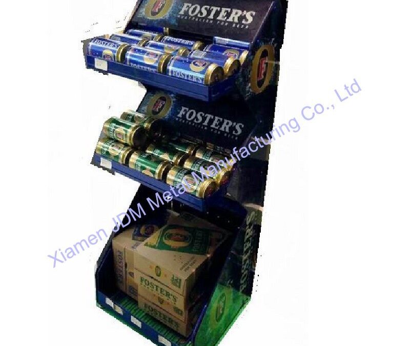 Supermarket & Retail Store Display Fixture for Beverage Merchandising #3922