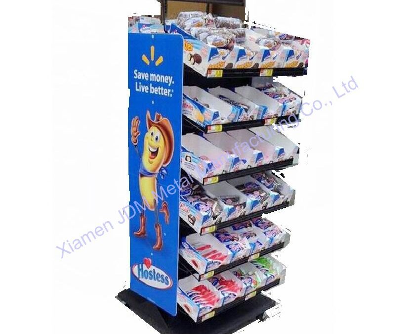 Supermarket & Retail Store Display Fixture for Beverage Merchandising #3981