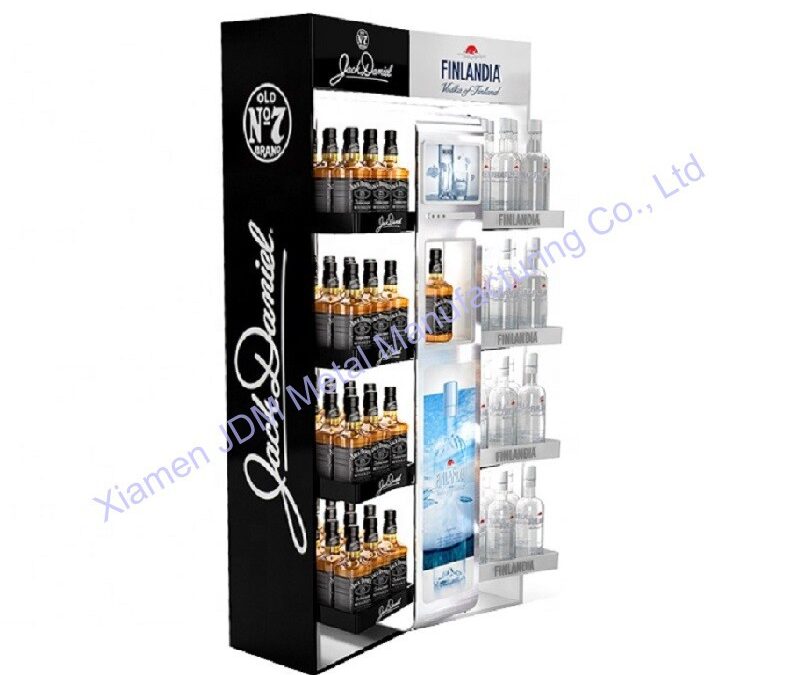 Supermarket & Retail Store Display Fixture for Beverage Merchandising #4503