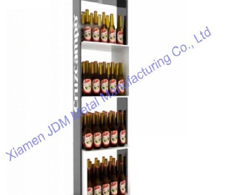 Supermarket & Retail Store Display Fixture for Beverage Merchandising #4590