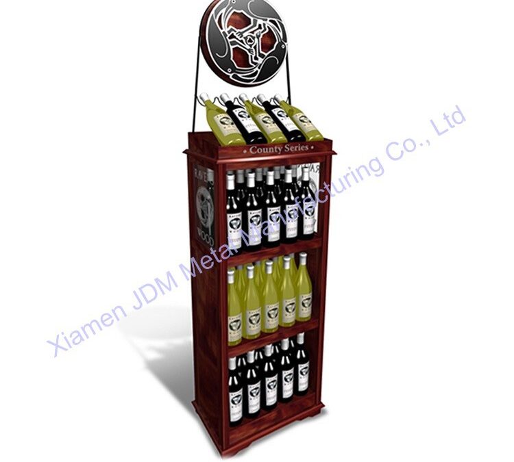 Supermarket & Retail Store Display Fixture for Beverage Merchandising #4659