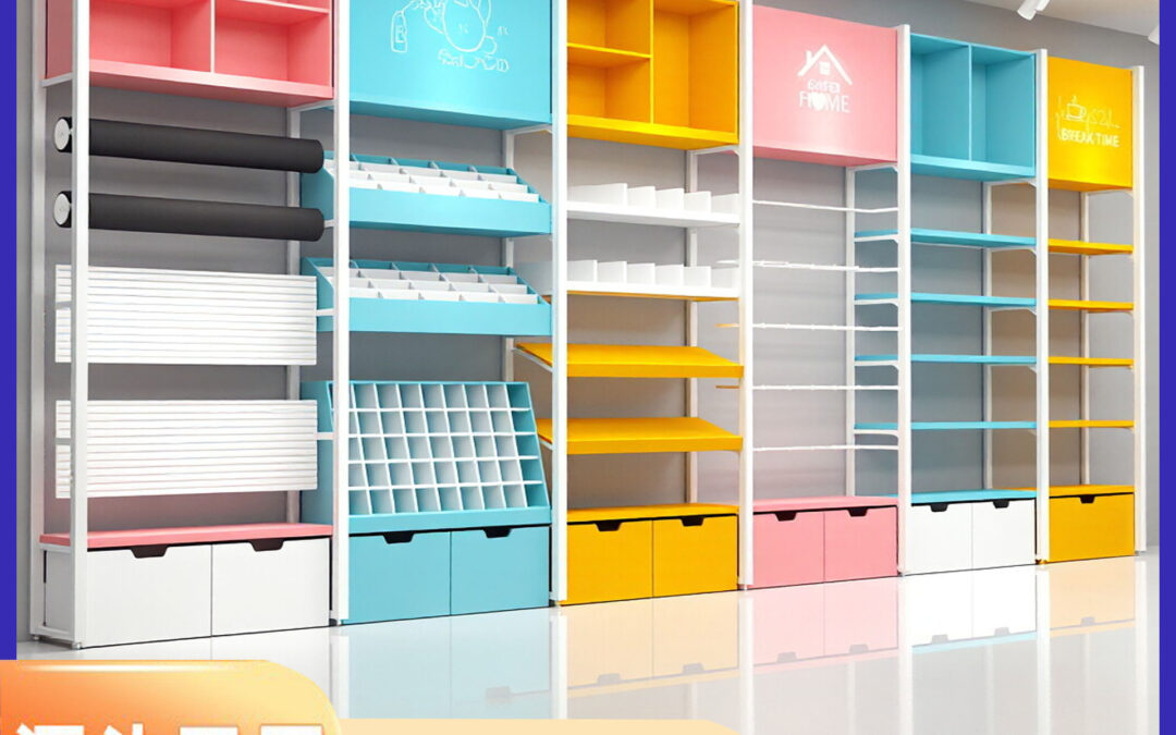 Supermarket & Retail Store Display Fixture for Stationery Stores #4827
